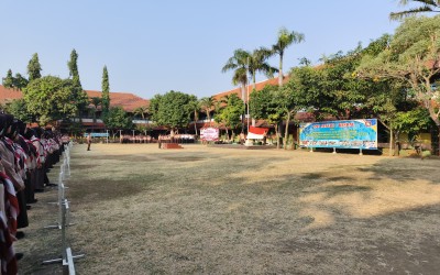 Upacara Peringatan Hari Pramuka sekaligus Pembukaan Pemilihan Ketua OSIS dan MPK periode 2026/2027
