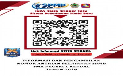 INFORMASI SPMB SMAN 1 KENDAL